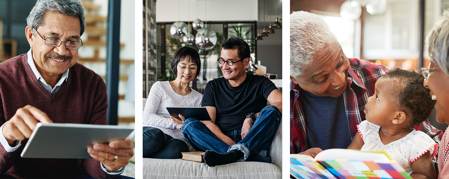 collage of images of seniors