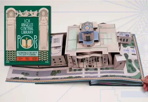 pop up book of central opened to the central page