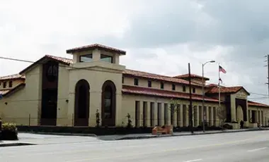 photo of library building exterior