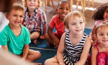 Children listening 
