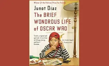 Cover art for "The Brief Wondrous Life of Oscar Wao" by Junot Diaz.
