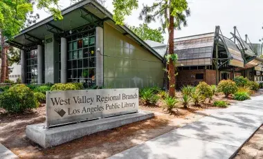 exterior of West Valley Branch Library