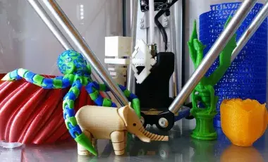 3d printing machine and objects