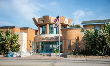 Exterior of Baldwin Hills Branch Library