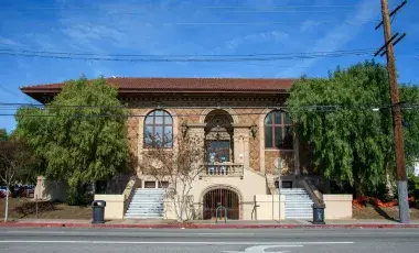 exterior of Cahuenga Branch Library