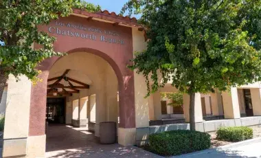 exterior of Chatsworth Branch Library