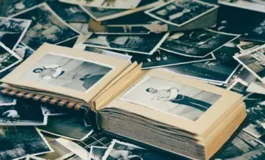 Antique photo albums