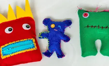 ugly felt dolls