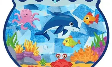 Paper fish bowl craft 