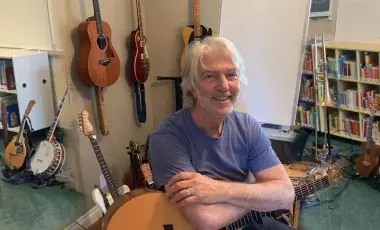 craig with his guitar