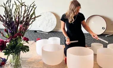 heather nevell; sound bath