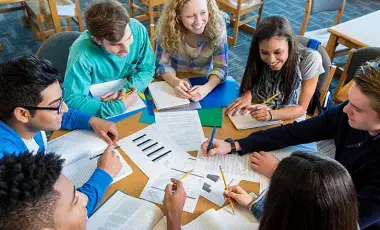 Students Studying