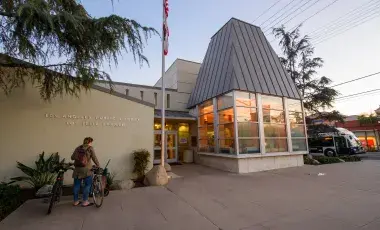 exterior of Los Feliz Branch Library