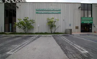 Exterior of Pio Pico Branch Library
