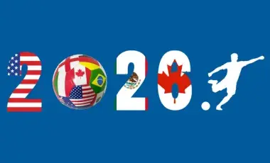 number 2026 with flags inside