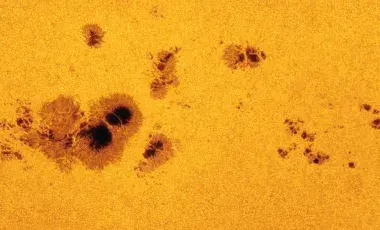 sunspots on the Sun