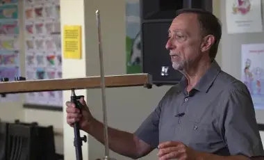 Edward Sussman playing the Theremin