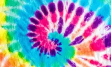 colorful swirl of tie dye