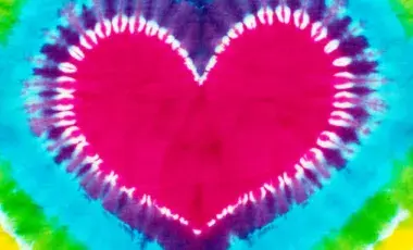 Tie Dye Heart