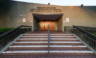 Exterior of Vernon Branch Library