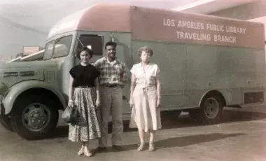 Library Bookmobile, circa 1950.