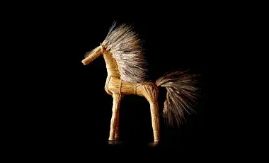 straw horse