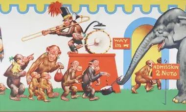 Ringling Bros Barnum & Bailey with illustration of animals