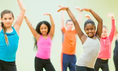 Children dancing