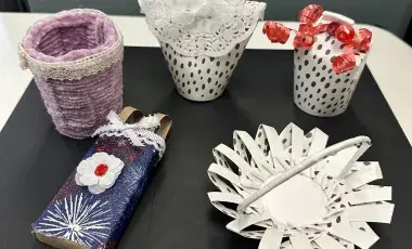 Paper cup crafts