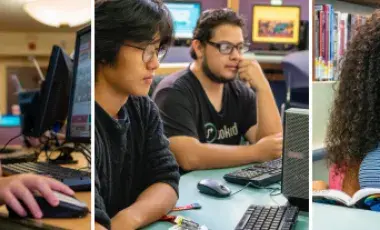 Students studying.