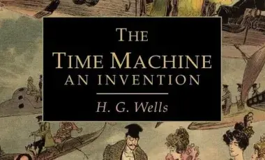 Book cover for "The Time Machine" by H.G. Wells.