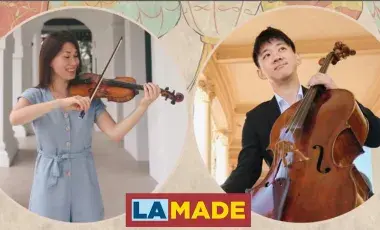 Jessica Chen (violin) and Henry Chen (cello)