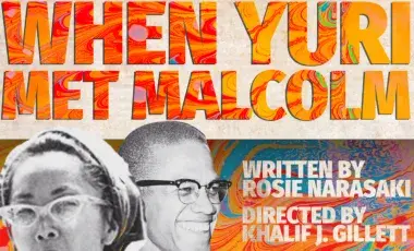 when yuri met malcolm with the two figures underneath the title
