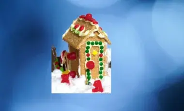 a graham cracker house