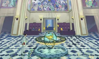 illustration of the Central Library rotunda 