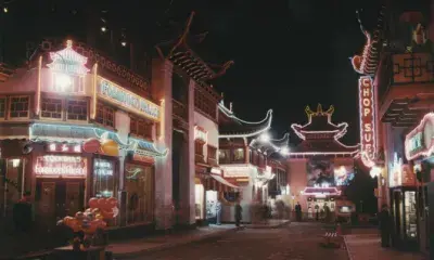 L.A.'s Chinatown at night