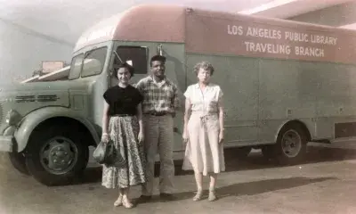 Library Bookmobile, circa 1950