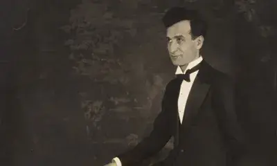 Abraham Rabin, founder of the Majestic Poster Press, taken circa 1920s