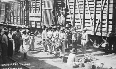 Robert Runyon, Carranza's Troops in Matamoros (Las tropas de Carranza en Matamoros), ca. 1913-1916