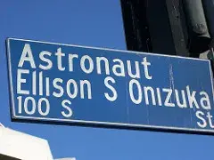 Astronaut Ellison S. Onizuka Street in Little Tokyo