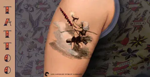 Arm with a tattoo on it