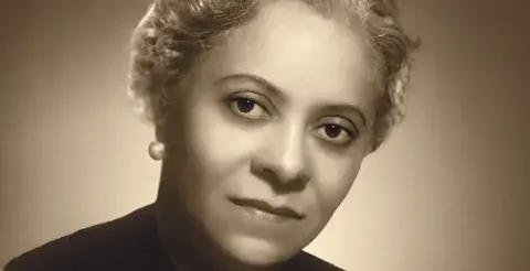 Portrait of Florence Price taken by G. Niledoff