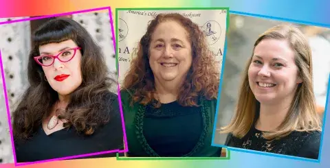 Children authors working at Los Angeles Public Library