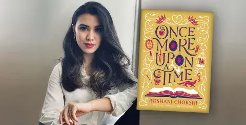 Author Roshani Chokshi and her latest novel, Once More Upon a Time