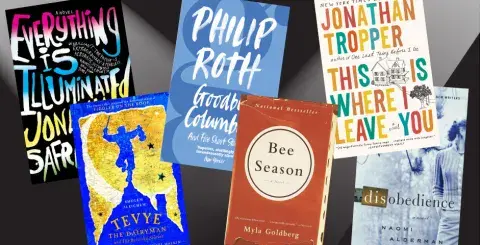 Collage of books adapted to films