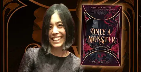 Author Kate Moore and her first novel, Only A Monster
