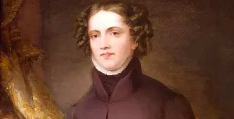 Portrait of Anne Lister (1791-1840), by Joshua Horner, ca.1830