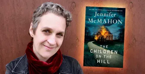 Author Jennifer McMahon and her latest novel, The Children on the Hill