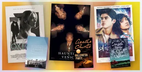 Collage of films and their adapted books
