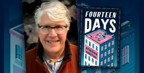 Author Douglas Preston and his latest novel, Fourteen Days